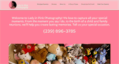 Desktop Screenshot of ladyinpinkphotography.com
